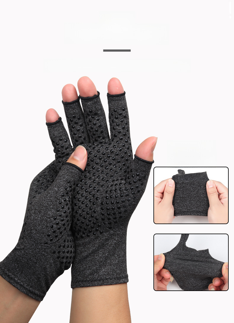  outdoor half finger pressure gloves cycling joint care rehabilitation cycling sports fitness gloves wholesale_maomaolike.com