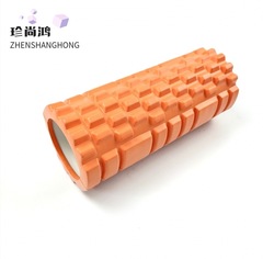 Full-size classic Eva hollow yoga cylinder grid foam roller floating massage stick sports fitness roller