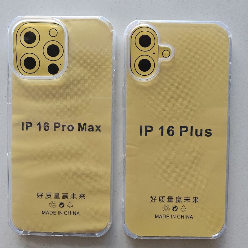 1.5mm四角エアバッグ落下防止TPUスマホケース iPhone 17PRO/17対応 精密穴あき保護カバー|undefined