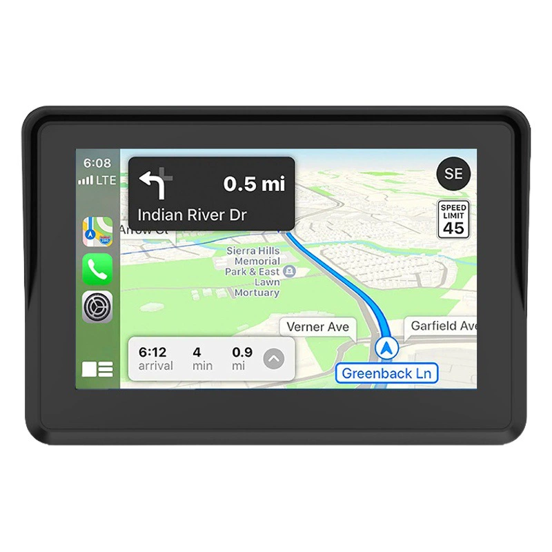 Водонепроницаемый мотоциклетный навигатор 5inch года, Android Auto, HIcar, Yilian, мониторинг давления в шинах, Carplay для мотоциклов