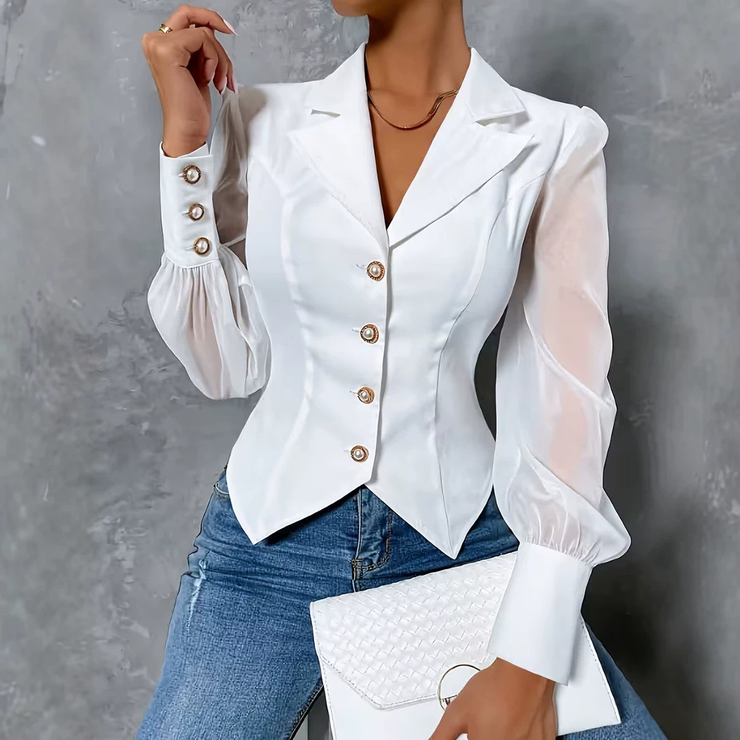 Camisa con solapa