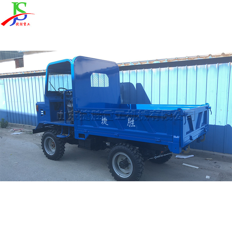 Equipo de transporte de cemento y hormigón de ingeniería de construcción de transporte diesel de cuatro ruedas de tuberías de acero