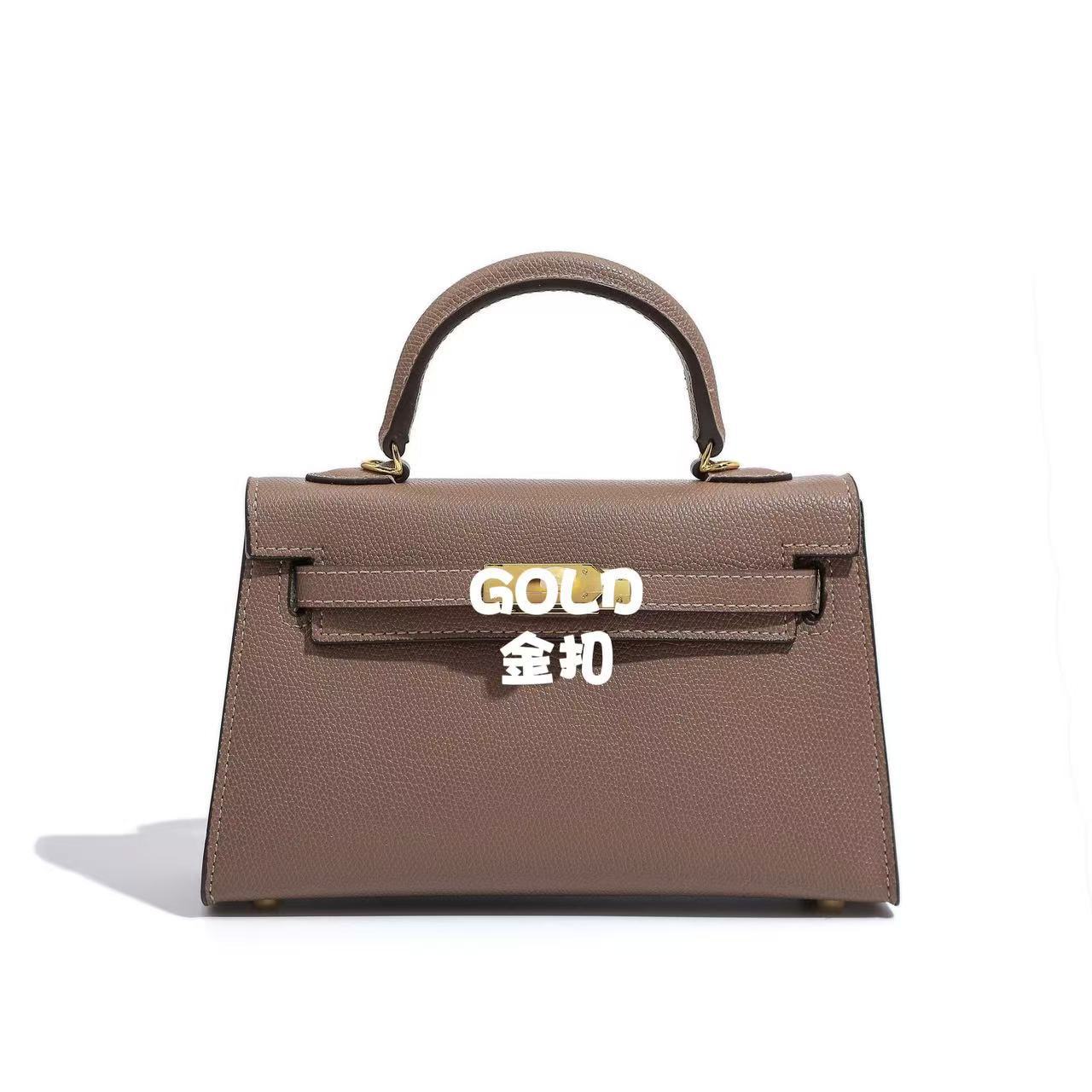 Hebilla de oro caqui / 22x7x14