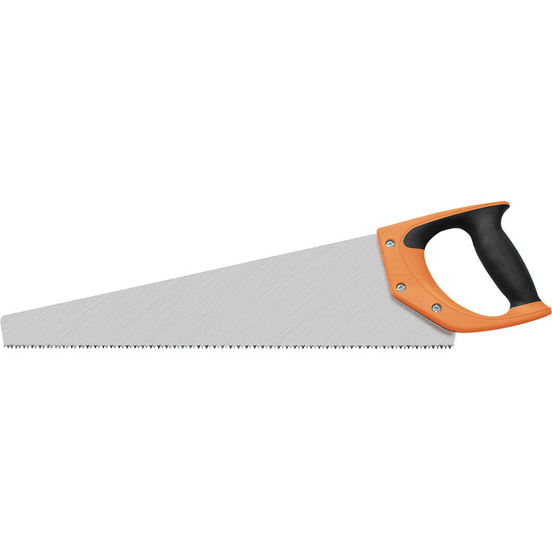 大号双色塑料手柄手板锯 三面磨手锯 永康厂家匠作木工手板锯