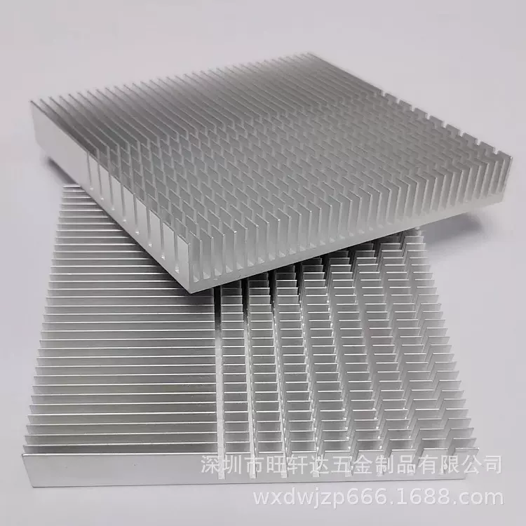 荐厂家直销优质90*15*90密齿单切铝本色铝型材散热器耐久高导热