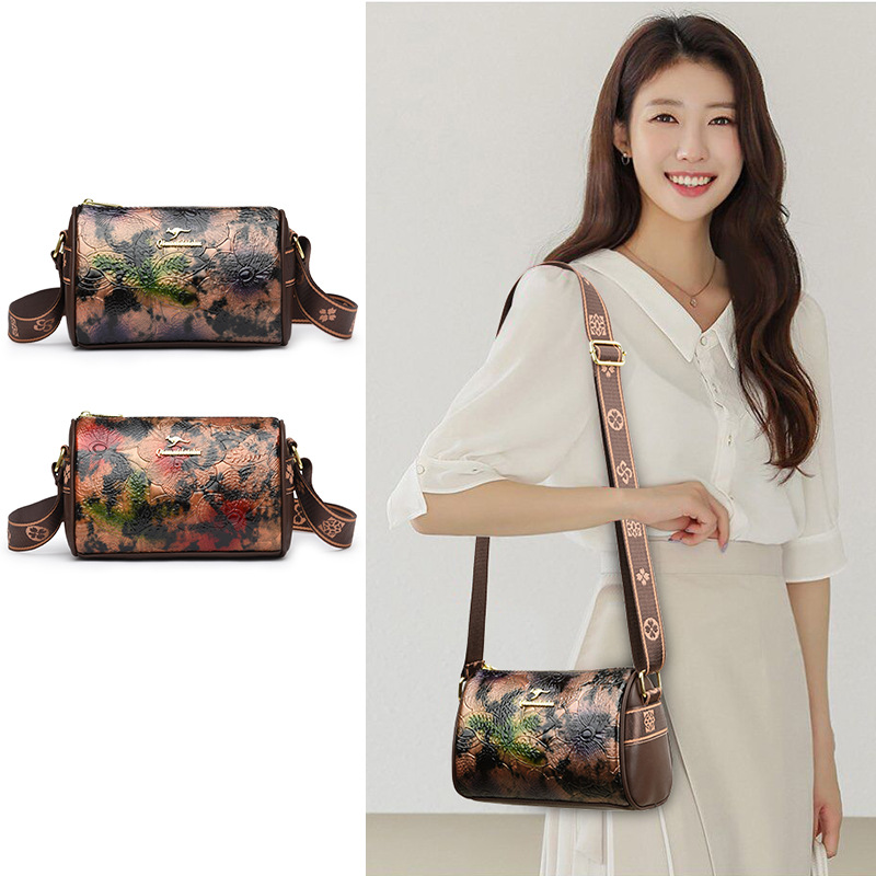 Bolsa de comercio exterior de tendencia transfronteriza nueva moda ocio estilo nacional simple de gran capacidad de mujer mochila de hombro