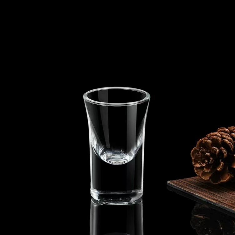 Одобренные производителем толстостенные стаканы для крепких напитков в форме пули, стаканы для ликера, стаканы для белого вина, винные диспенсеры для баров и караоке, для коммерческого использования.