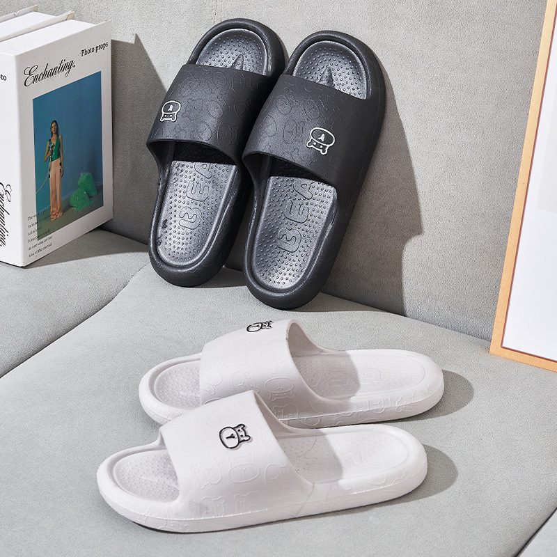 夏季男士踩屎感涼拖鞋室內外穿防滑居家拖鞋厚底家用男式一字拖