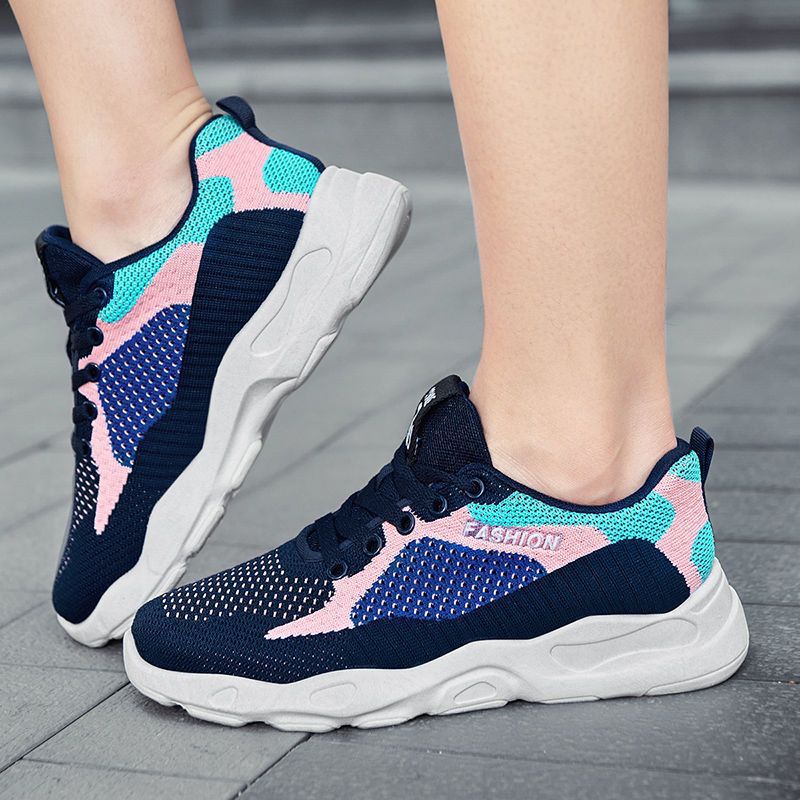 Ladies Work Shoes Running Shoes Tennis Shoes Sneakers Rubber Sole Fabric Versatile Comfortable Footgear_voghion.com