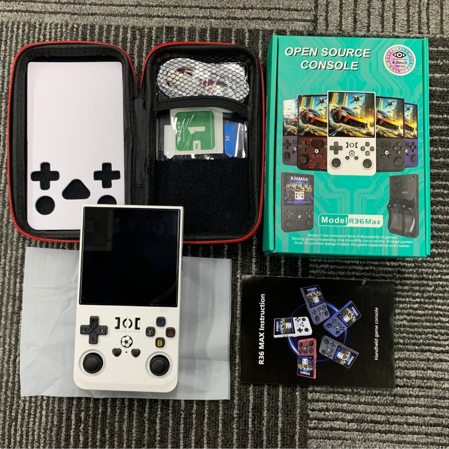 Cross-Border R36 Max Open Source Handheld R36 Pro Handheld Game Console Linux Dual System Gba Retro