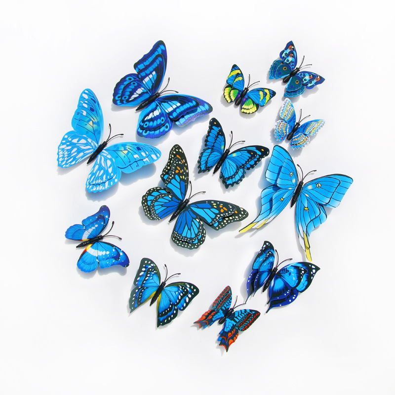 12 autocolante de perete fluture 3d decorative casă_voghion.com