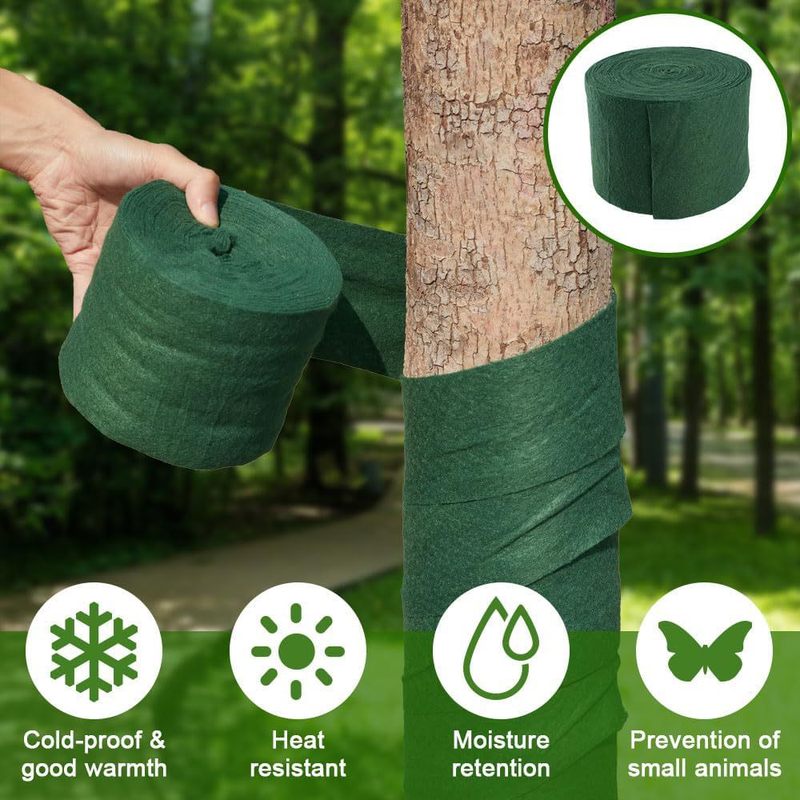 Cold-proof Cloth Wrap Thickened Tree Cloth Garden Greening Warm Cloth Sunscreen Frost-proof Tree Cloth Winter Plant Cold-proof Cloth