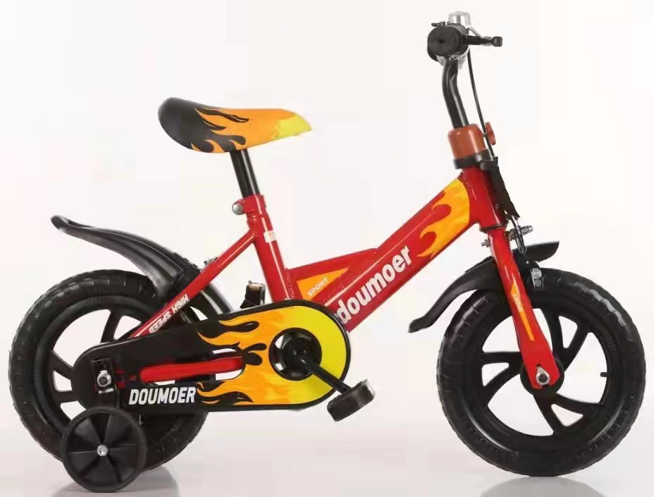 现货厂家供应儿童自行车 辅助轮礼品车发泡轮自行车活动自行车
