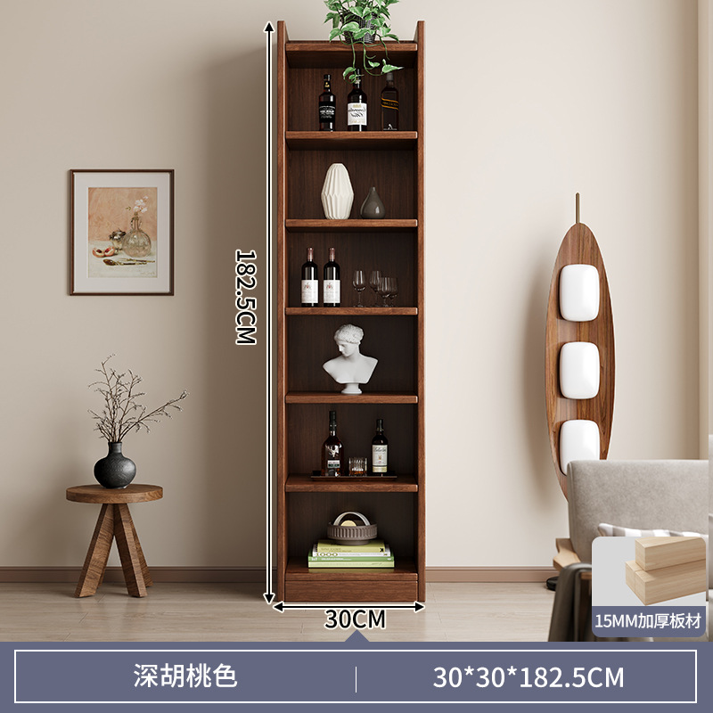 Estante de exhibición para té de estilo chino de madera maciza, pequeño gabinete multiusos, estante decorativo para sala de estar. image 17