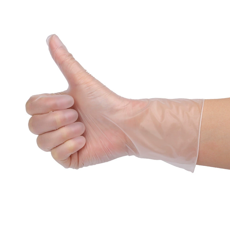 Disposable transparent gloves PVC, wholesale