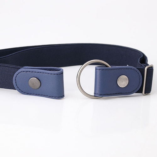 New Women's Jeans Belt with Invisible Elastic Band, Non-Slip, Casual, No-Hole Decoration Lazy Belt