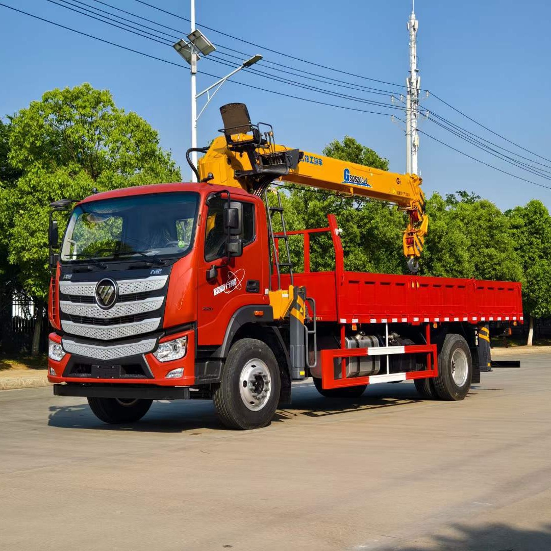 厂家供应福田欧曼4*2配徐工8吨G系随车吊全国联保 单桥10吨随车吊