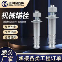机械锚栓 单双管自切式锚栓重型机械膨胀螺丝扩孔型机膨胀螺丝