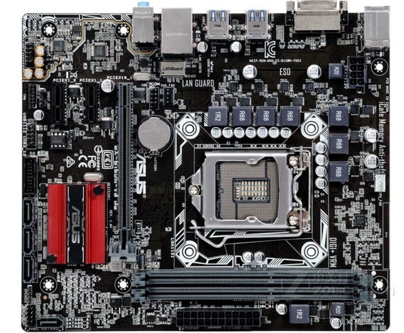 Материнская плата EX-B150M-V5 D3 для настольного ПК, поддержка LGA1151, DDR4, наличие на складе