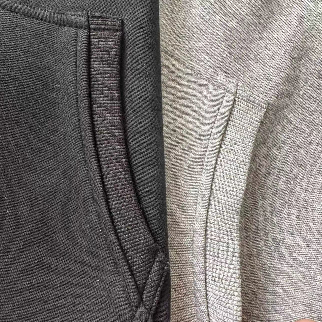 Unisex Loose Hooded Sweatshirt Jacket Solid Colour Autumn Winter_voghion.com