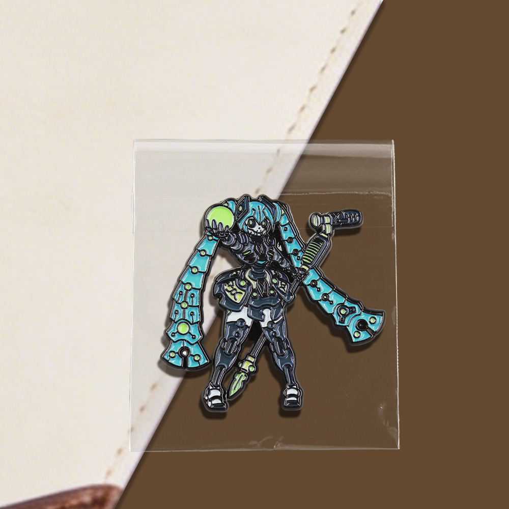 Hatsune Miku series metal brooch cartoon anime peripheral backpack accessory 2026 new enamel badge