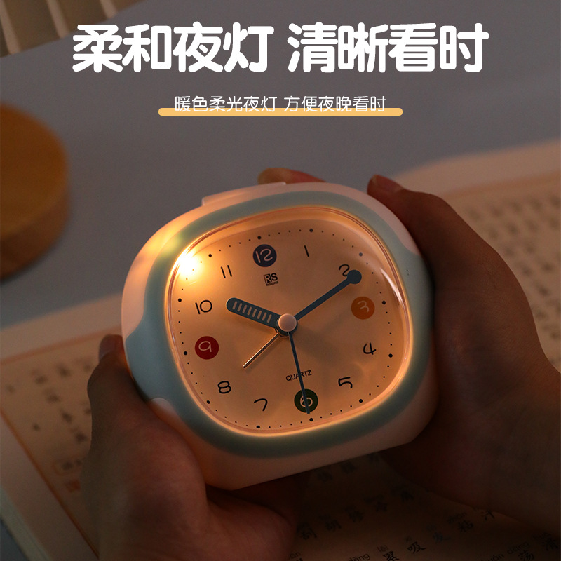 闹钟学生专用静音简约起床多功能智能电子时钟儿童钟表男女孩