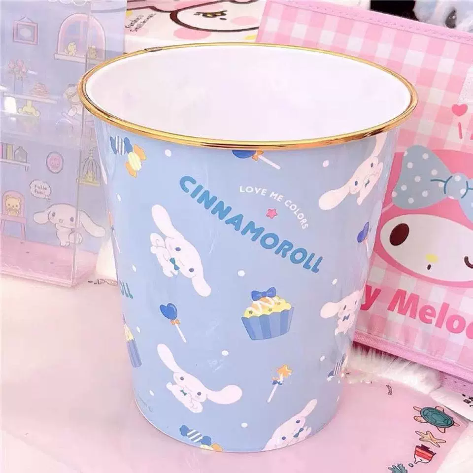 Милый пластиковый мусорный бак Melaeti Yugou Dog, для оформления спальни девушки, кухня, простой пластиковый корзина для мусора для гостиной/туалета