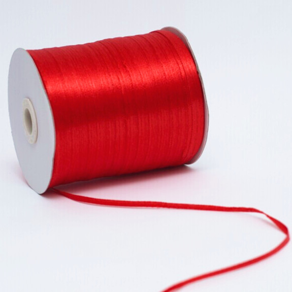 Cintas rojas de seda, cinta de cinta roja, cinta de boda, cinta de cinta