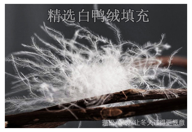白鸭绒