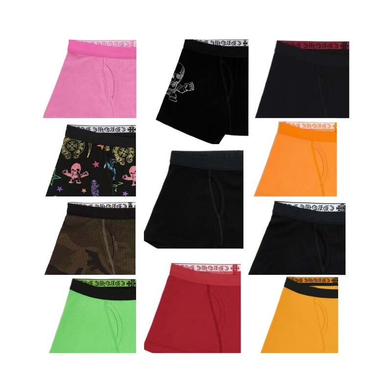 Short Cross Logo Elastic Boxer Briefs Sports Four-Corner Couple Underwear Ch