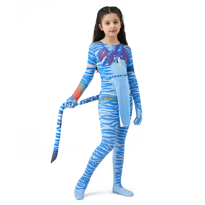 Avatar 2cos ropa de agua carretera niños adultos ropa Cosplay película mismo apretado mono ropa