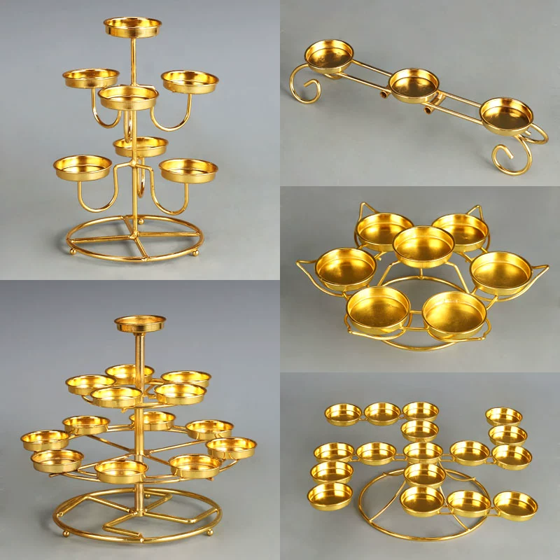 Сплавное масло подсвечник подсвечник для ламп Будды, лотосная лампа, подставка для ламп, лампа, лампа, лампа, лампа, семизвездная лампа