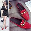 Slippers, fashionable footwear, loose fit, Korean style