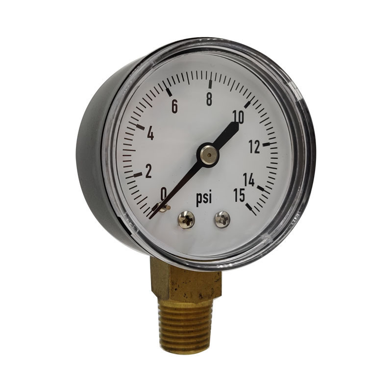 厂家直供 40mm径向普通压力控制表 15psi自来水压力表 普通压力表