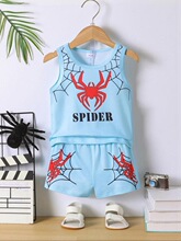 D 98581 Children's Vest Shorts Set ��ͯ���Ķ̿���װ �羳����
