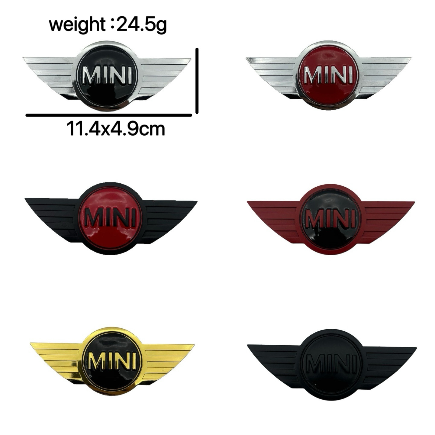 Suitable for Bmw Mini R50R52 Front and Rear Car Logo Cooper S Front Hood Logo Car Logo