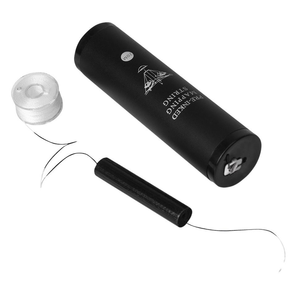20 m long alloy tube bottled with ink positioning line mappingstring mapping ink line box embroidery line ruler