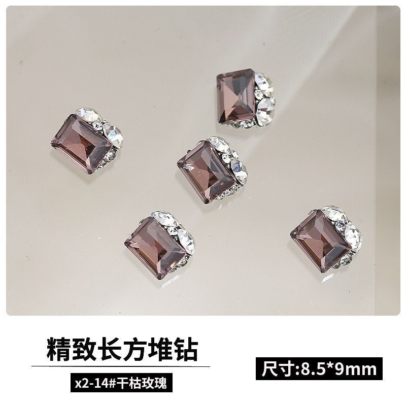 6 # (새로운 직사각형 스택 다이아몬드) 드라이 로즈.