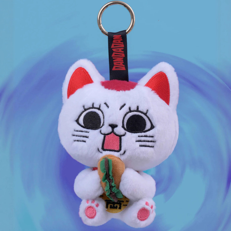跨境热品Turbo Granny Dandadan Plush胆大党招财猫毛绒挂件玩偶|undefined