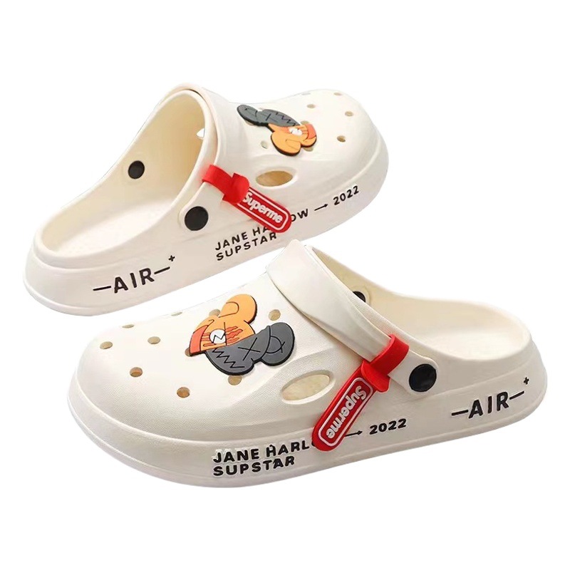 Los deslizadores suaves antideslizantes de la plataforma de los hombres, sandalias cerradas simples de la playa del dedo del pie, al aire libre