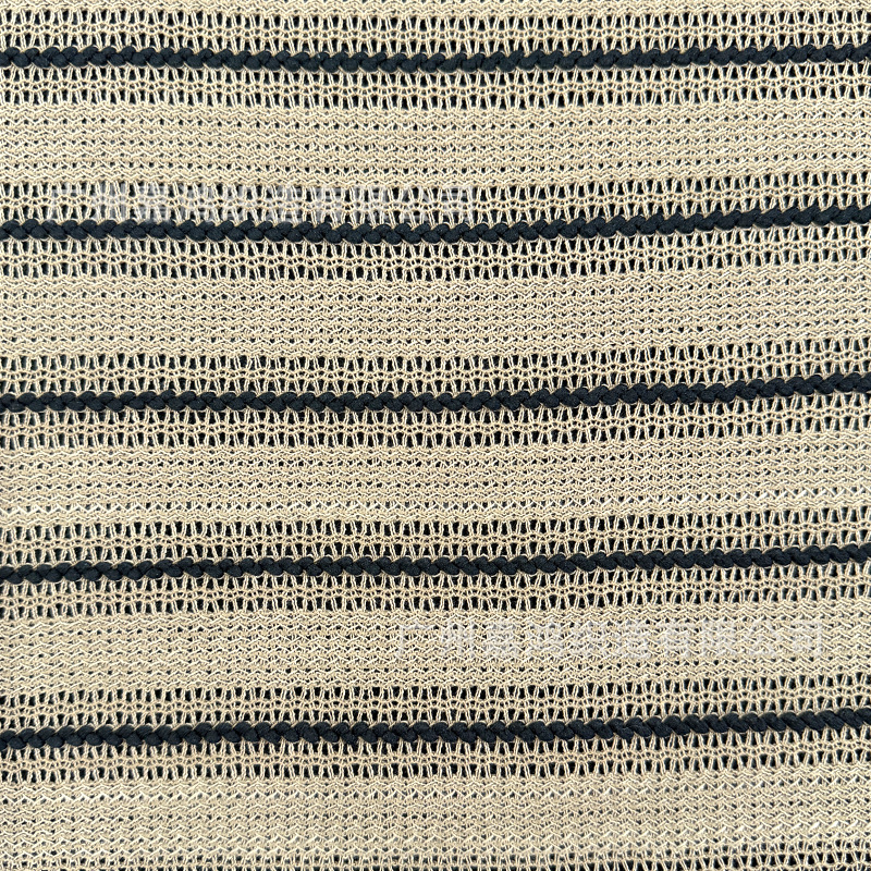 Tejido de encaje de poliéster, tejido de punto, tejido de doble color, blusa, abrigo, tejido multicolor, fábrica de stock