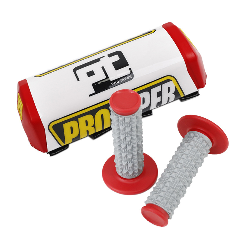 빨간색 큰 곡물 핸들 세트 레드 코튼 화이트 PT