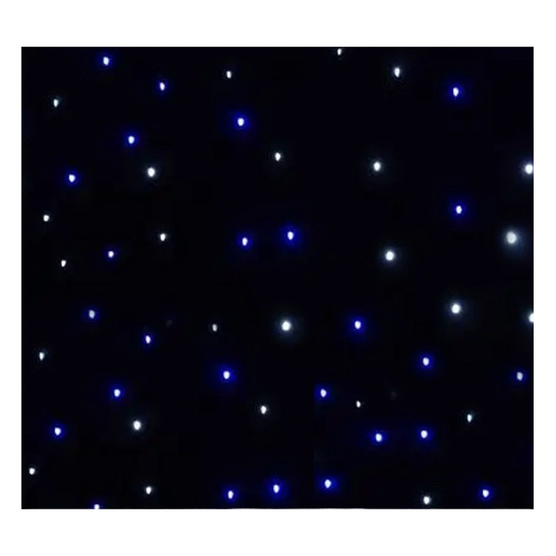 Fábrica etapa LED cielo estrellado cortina banquete de boda vivo estudio KTV restaurante techo estrellado Fondo tela