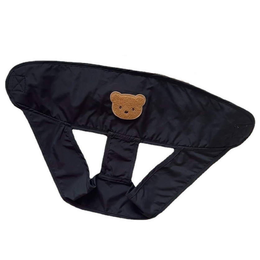 INS correa de silla de comedor para niños de estilo coreano correa de fijación de silla de comedor bordada de dibujos animados cinturón de fijación anti-caída de comedor para niños