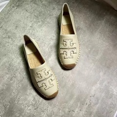 High-End Foreign Trade Rattan-Fabric Fisherman Shoes for Women, Chanel-Style Genuine Leather Thick-Soled Slip-On Sheepskin Loafers
