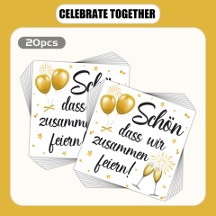【在庫あり】ドイツのお祝いの良い休日子供の誕生日パーティーの装飾ティッシュ