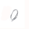 Small design ring for beloved suitable for men and women, silver 925 sample, simple and elegant design, trend of season