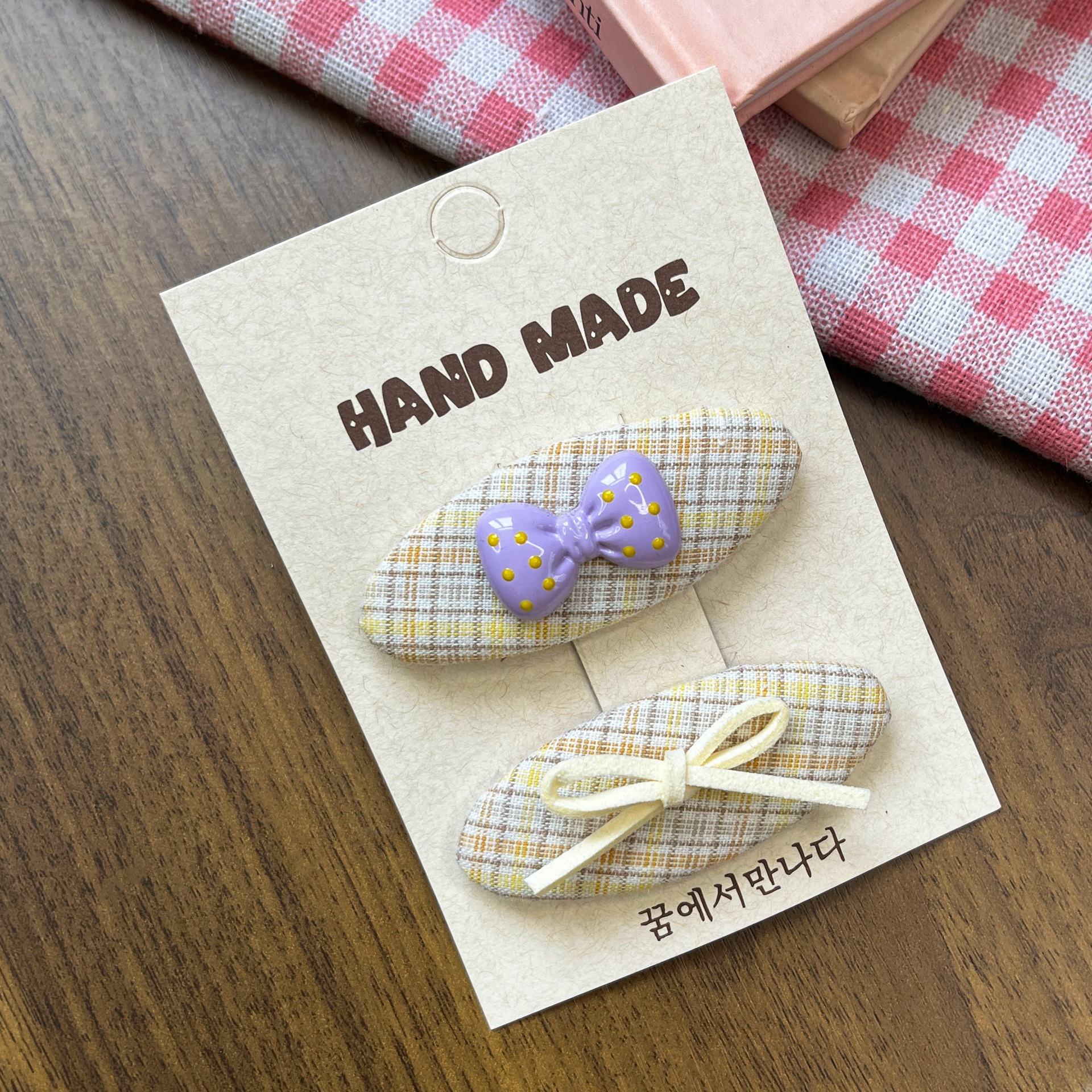 Coreano dulce versátil pequeño niño punto ondulado BB clips para niños color caramelo elíptico clips para el cabello lateral joyería para el cabello