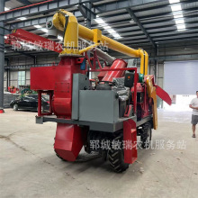 自走式四轮脱粒机风吸式玉米脱粒机