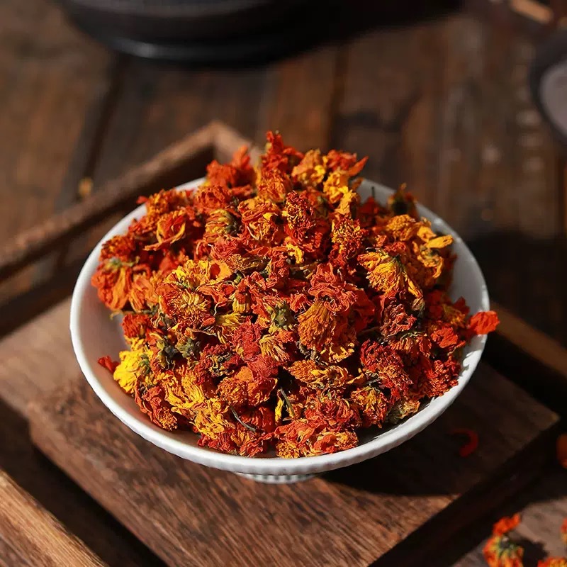Kunlun Red Chrysanthemum & Tianshan Snow Chrysanthemum (Chrysanthemum morifolium) — 500g Dried Flower Tea, Sulfur-Free overview